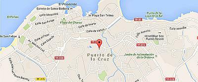 Mapa Puerto de la Cruz - Teneryfa